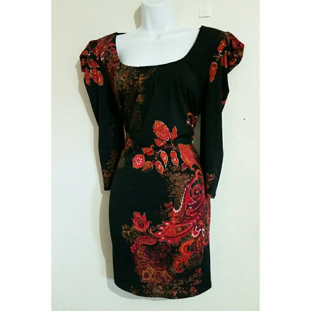Bomb Edgy structured shoulder bodycon