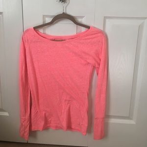 Hot pink American Eagle long sleeved tshirt