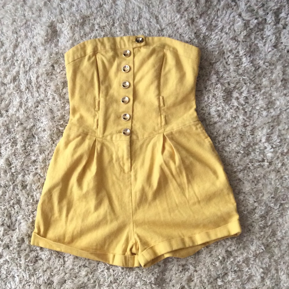 Esther's Archive Yellow Romper