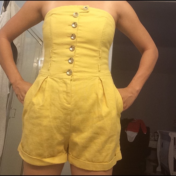 Esther's Archive Yellow Romper - Picture 7 of 7