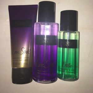 3 set Victoria Secret lotion & 2 perfumes