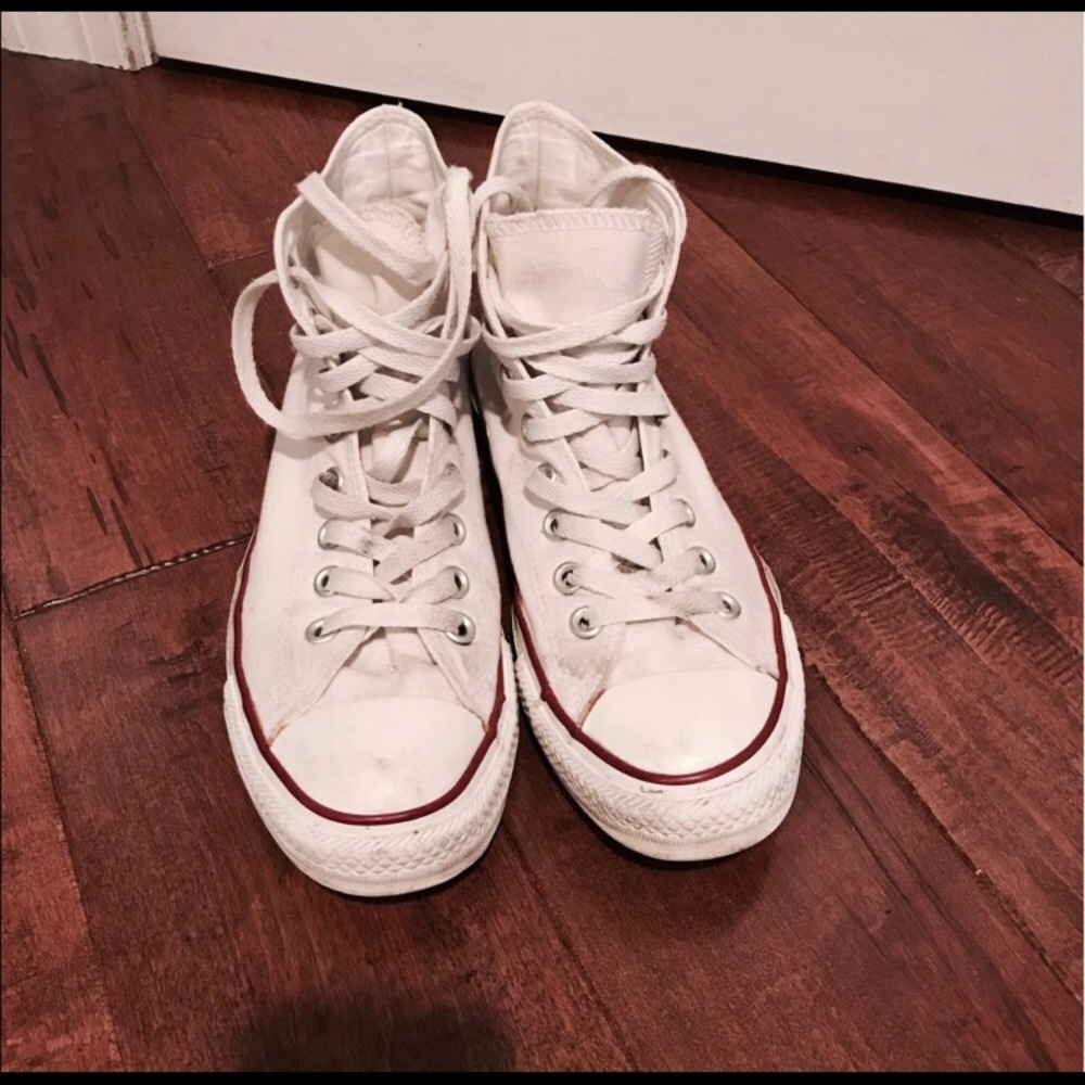 White high top converse