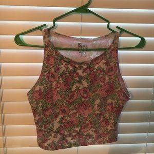 Floral crop top