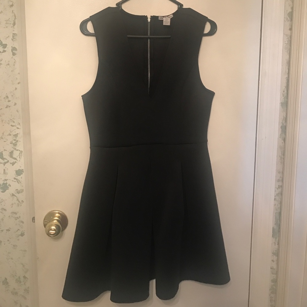 Charlotte Russe Black V Neck Dress