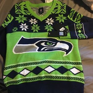 MOVING SALE!! NWT Seahawks Ugly Christmas Sweater