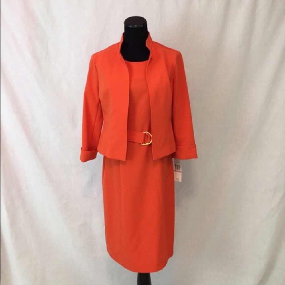 HP Sharango Orange 2-Piece Women's Suit w/ Dress