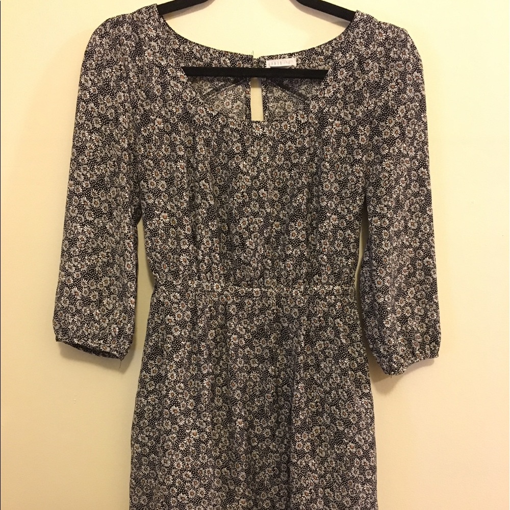 Black Daisy Dress