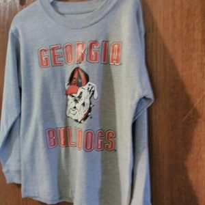 Georgia bulldog kids long sleeve
