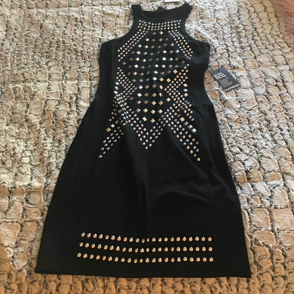 Express Studded Cotton Dress