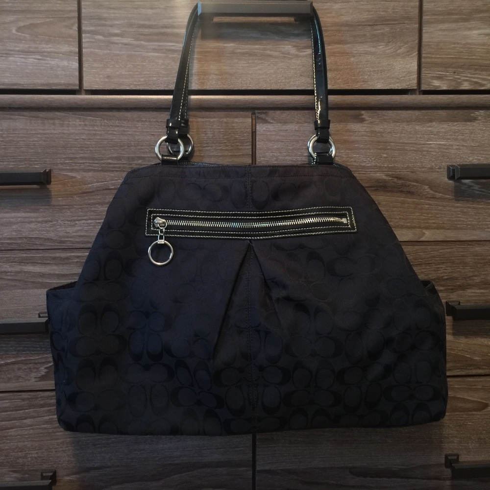 Black Coach tote