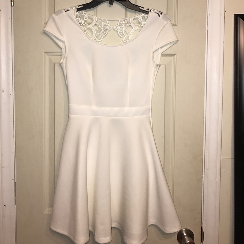 Short White Formal Dress