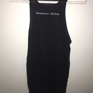 Obey “permanent mayhem” high neck tank