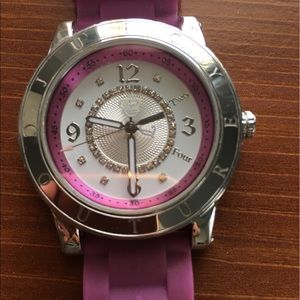 Juicy Couture pink/silver watch