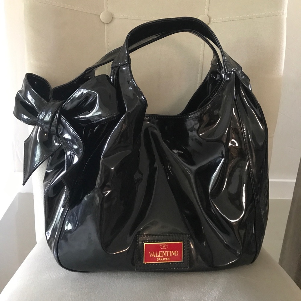 Authentic Valentino Patent Leather Bag