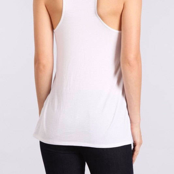 Feed Me Tacos Tell Me I'm Pretty Tank Graphic Top - Picture 3 of 3