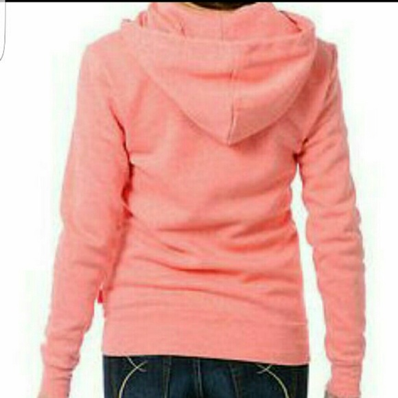 Glamour Kills Anchor hoodie sweatshirt pullover sweater fleece small coral warm - Picture 3 of 5