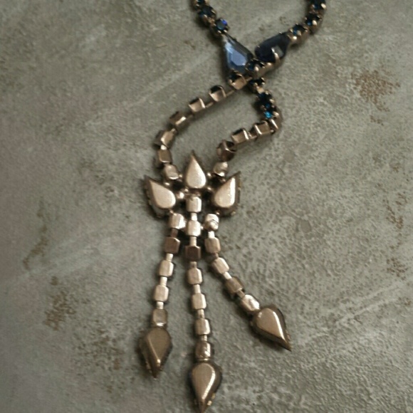 🐦 Vintage Rhinestone Necklace - Picture 3 of 4