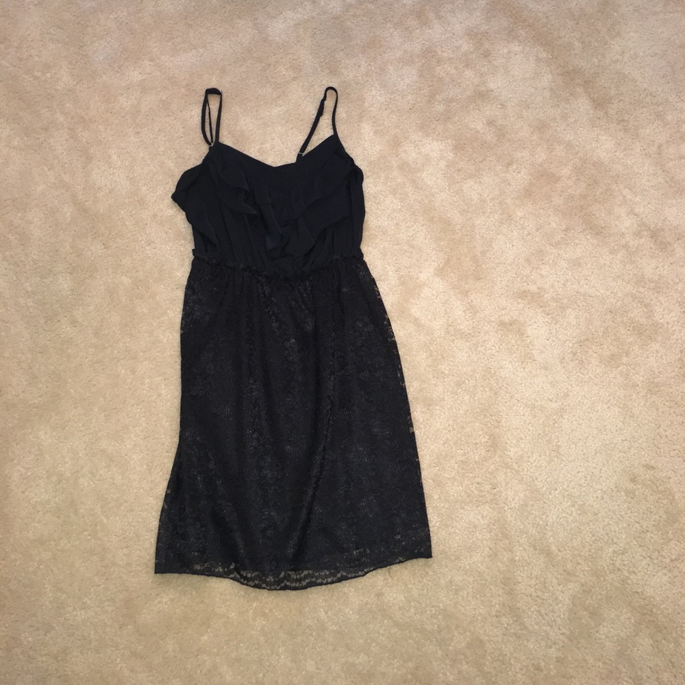 Black mini dress