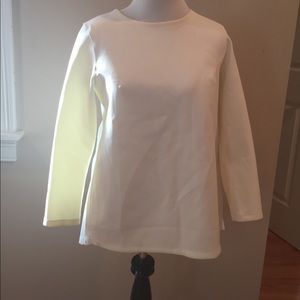 White neoprene Blouse