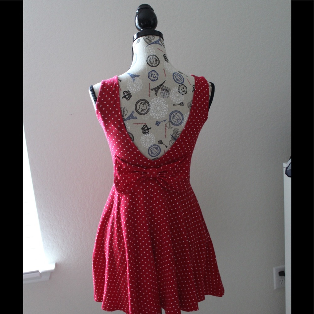 Pinup, retro , ModCloth red dress forever 21 M
