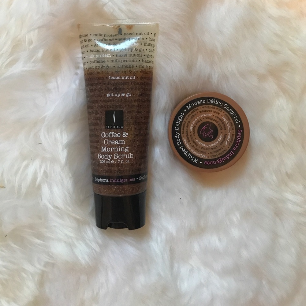 Sephora Coffee body scrub and butter