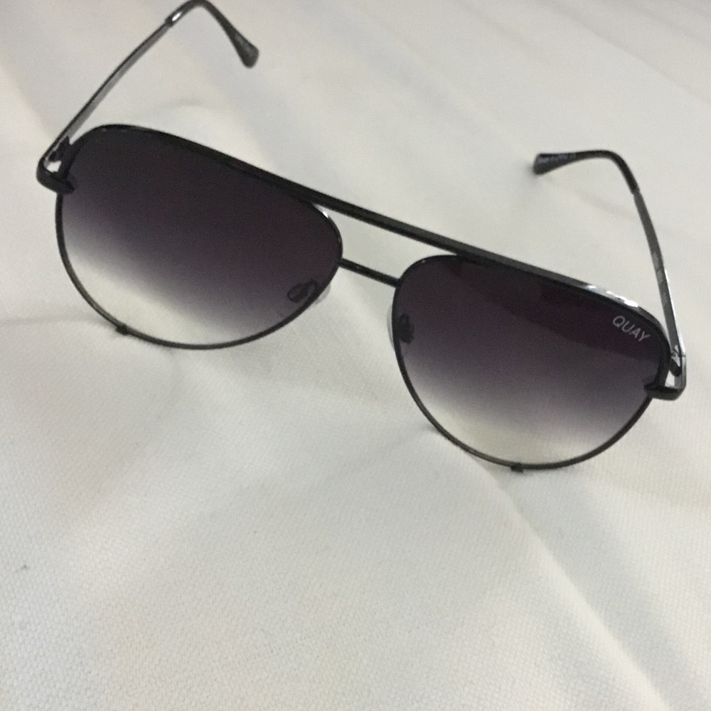 Quay Gradient Aviators Sunglasses