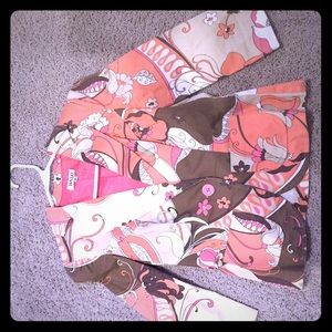 Cute colorful blazer . Looks like a Lilly print