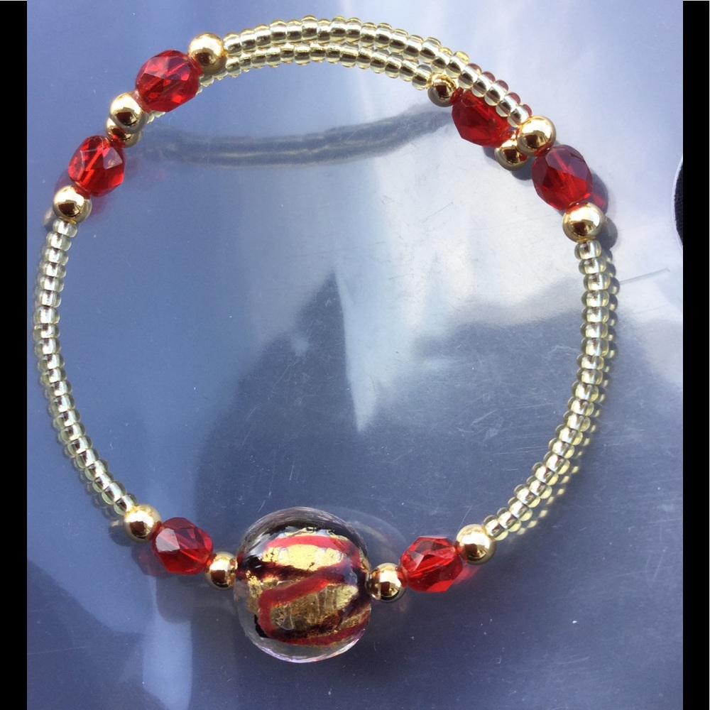 Direct from Italy, Handmade Murano Glass Bracelet