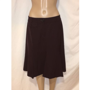 New Ann Taylor Loft Brown Long Modest Work Skirt