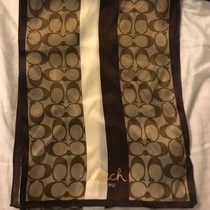 Silk Coach scarf