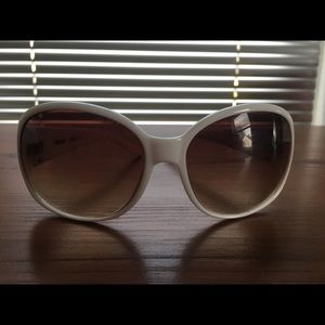 Michael Kors white sunglasses