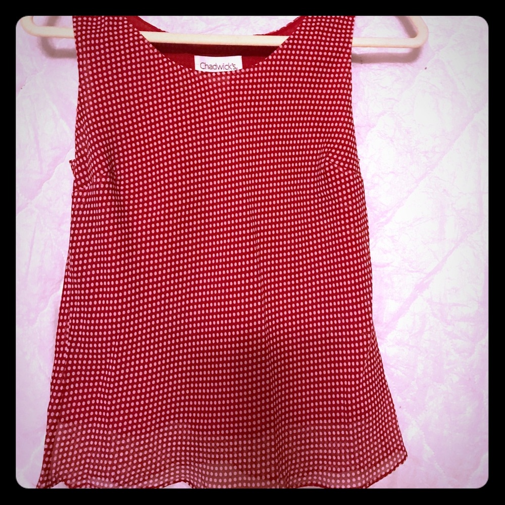 Dress tank blouse