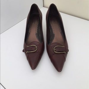 Franco Sarto Brown Kitten Heels