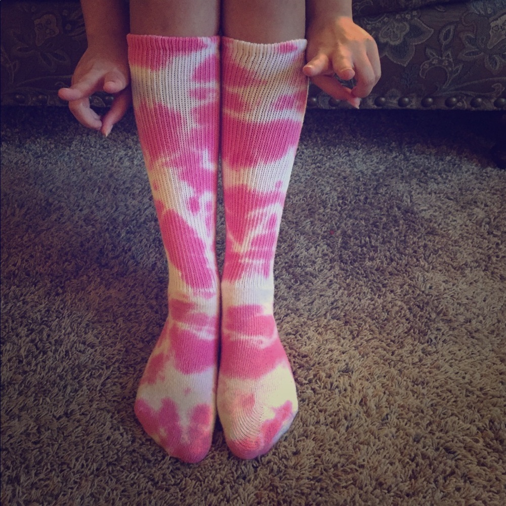 Tie dye socks