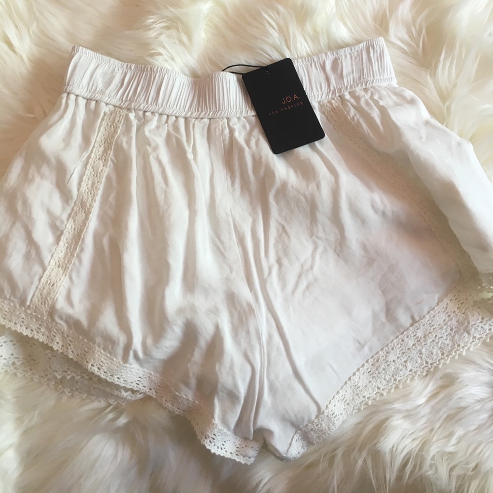 J.O.A. Double Layered Lace Shorts