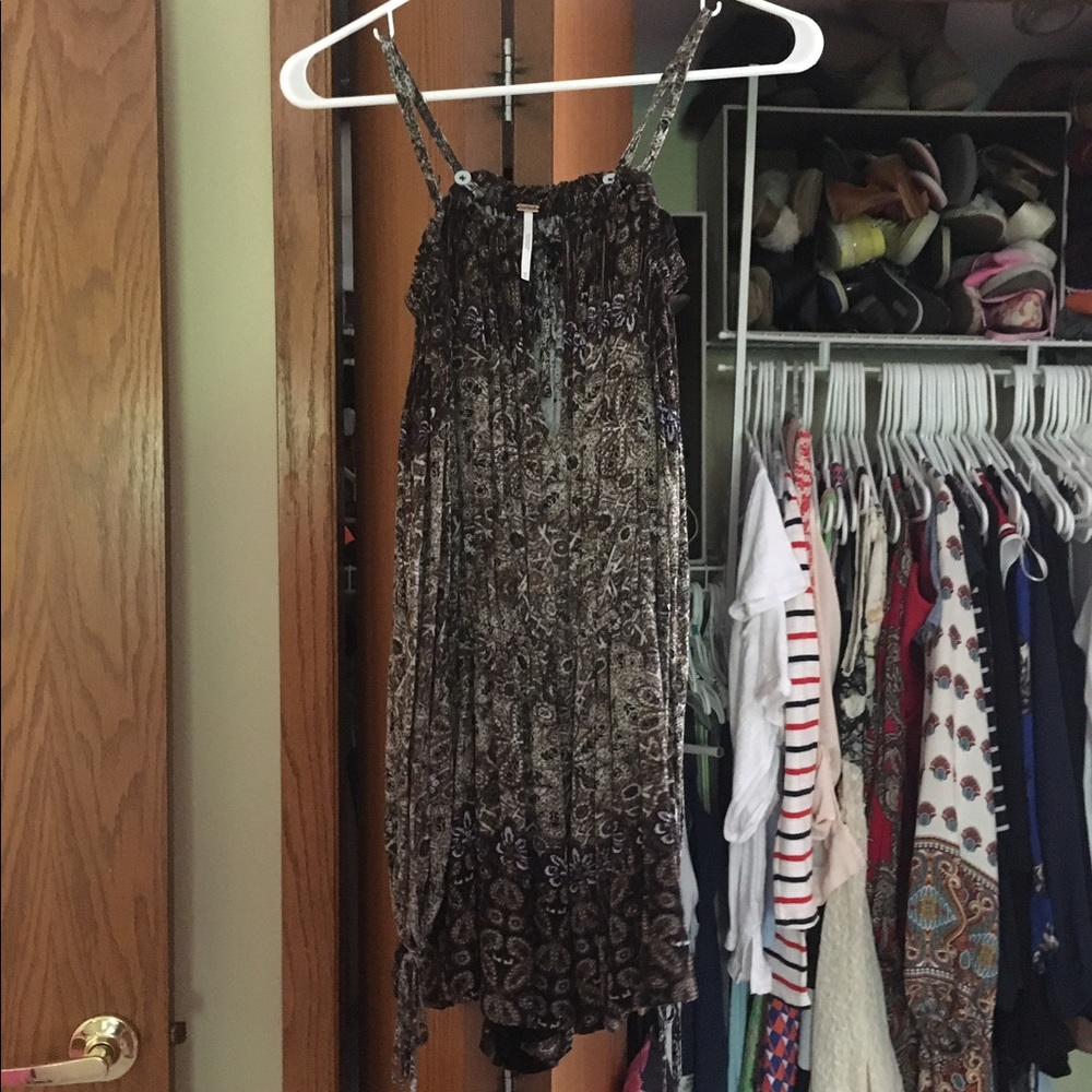 NWOT Free People Floral Romper