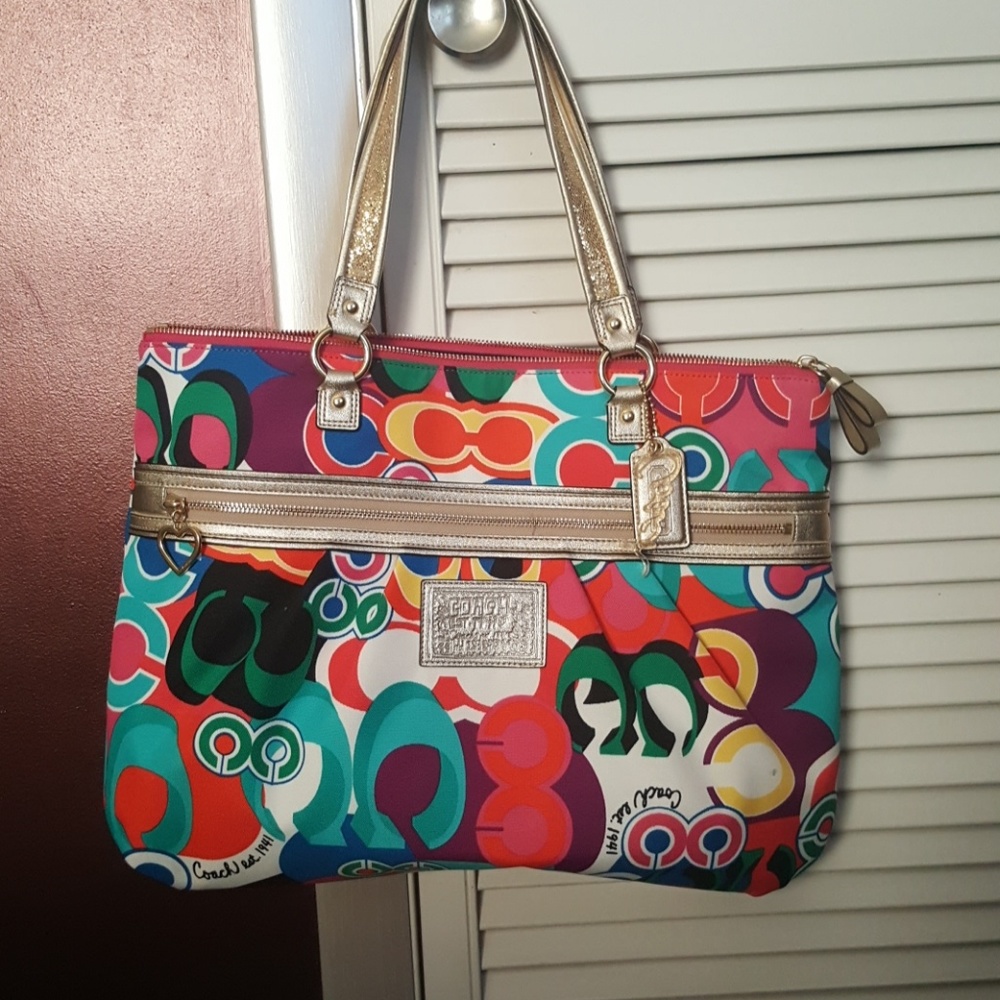 Large coach tote