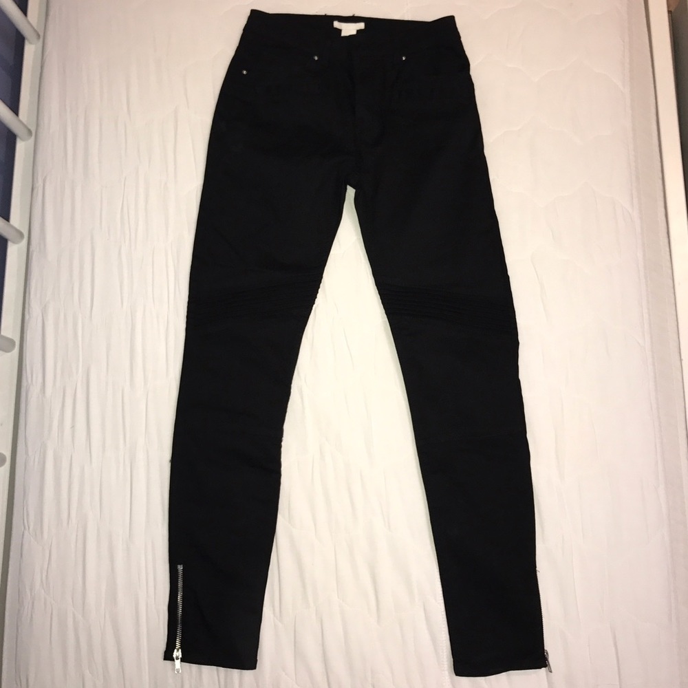 H&M Black super stretch pants