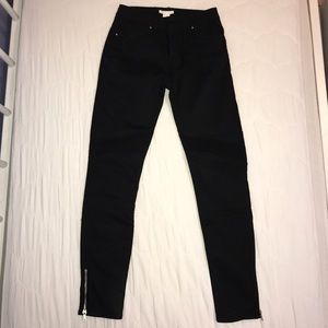H&M Black super stretch pants