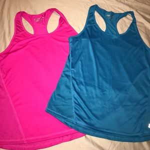 • 2 Skechers Sport workout tanks •