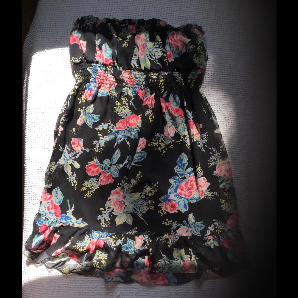F21 floral tube dress