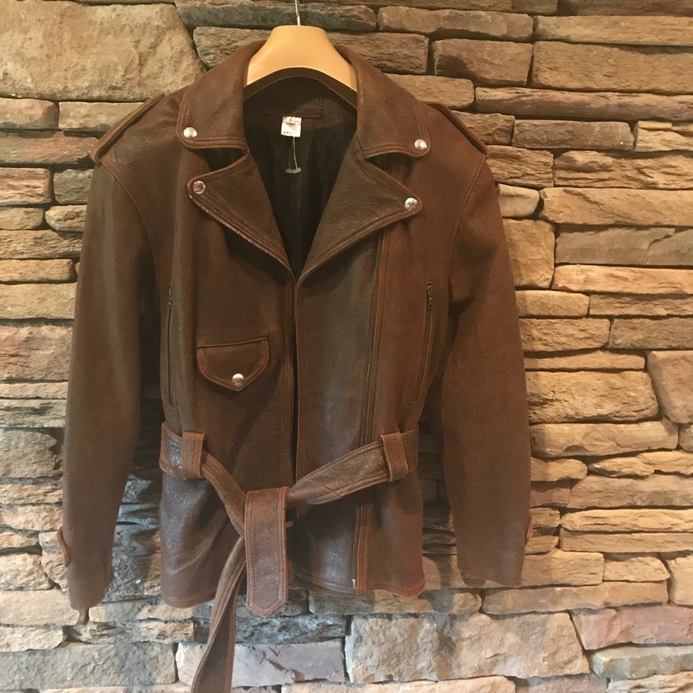 jacket, John MIchael, brown, NWOT