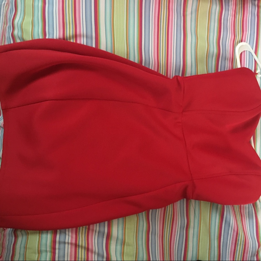 EUC NBD Backless Red Dress