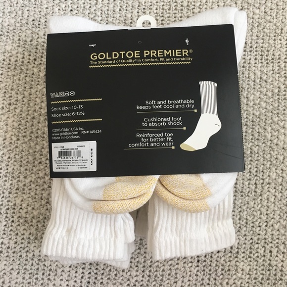 25 off Gold Toe Other Men's Goldtoe premier cotton crew set of 6 NWT from Katelyn's closet on
