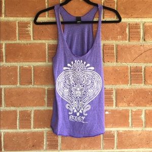 Glow in the dark purple obey shirt