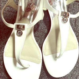 Michael Kors White wedge sandal