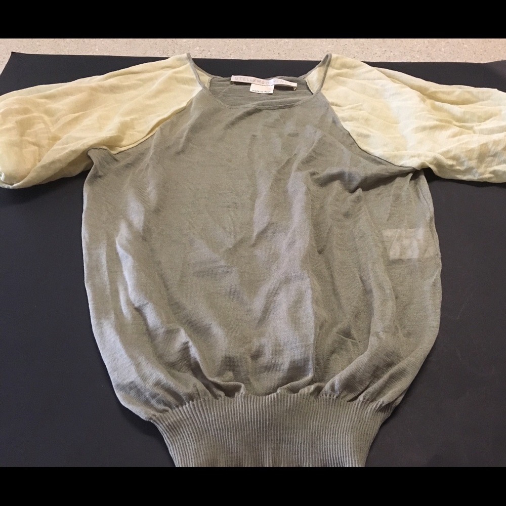 Stella McCartney multi colored silk top