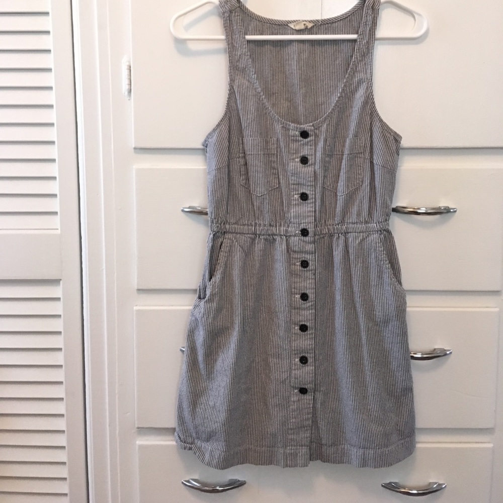I Love H81 striped button up dress