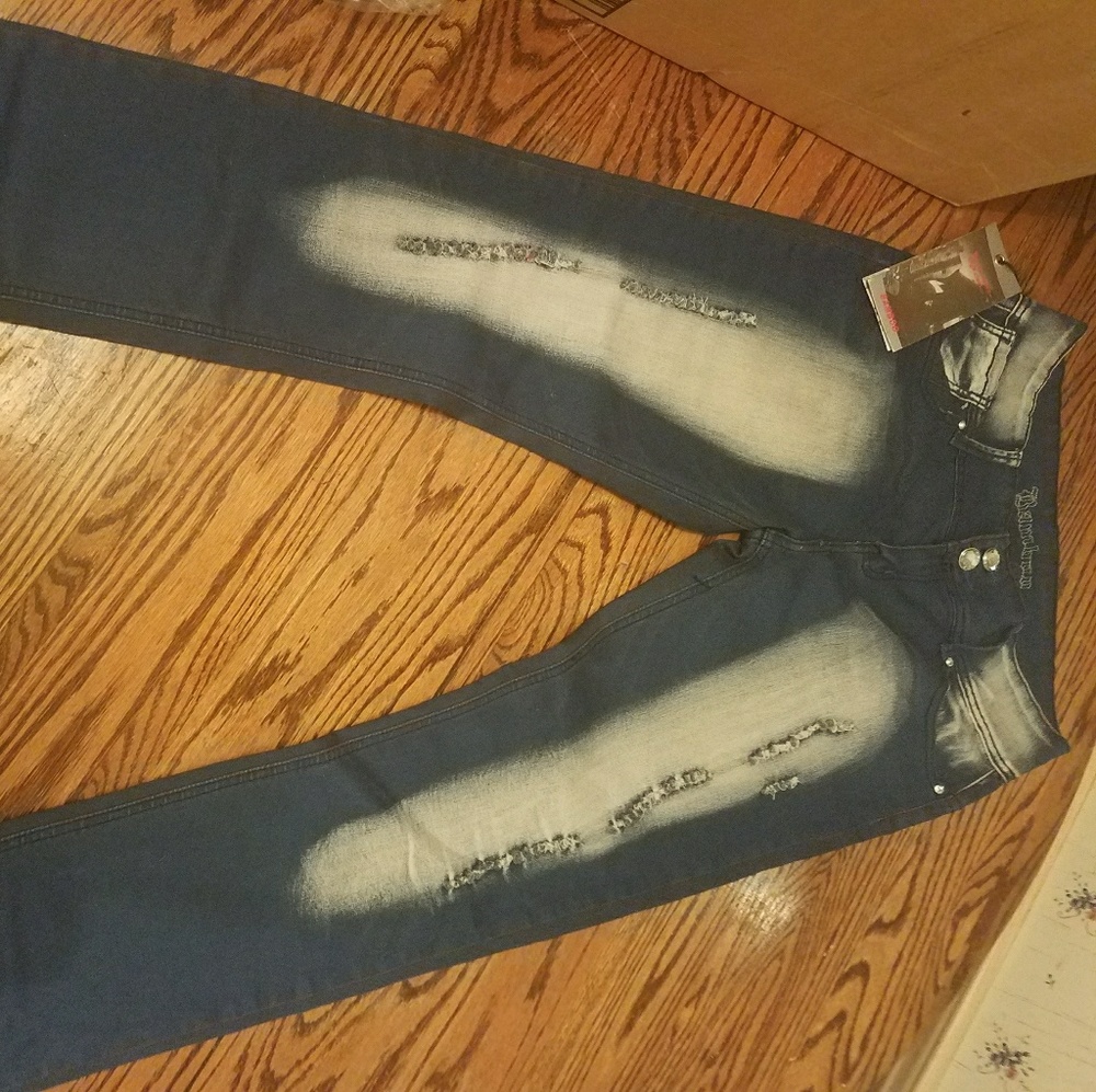 Stretchy material jeans