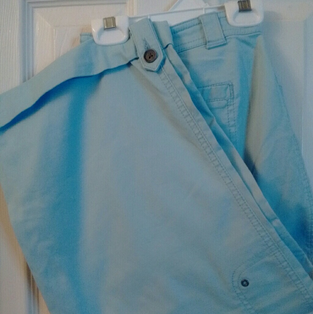 Croft and Barrow teal pants sz 12